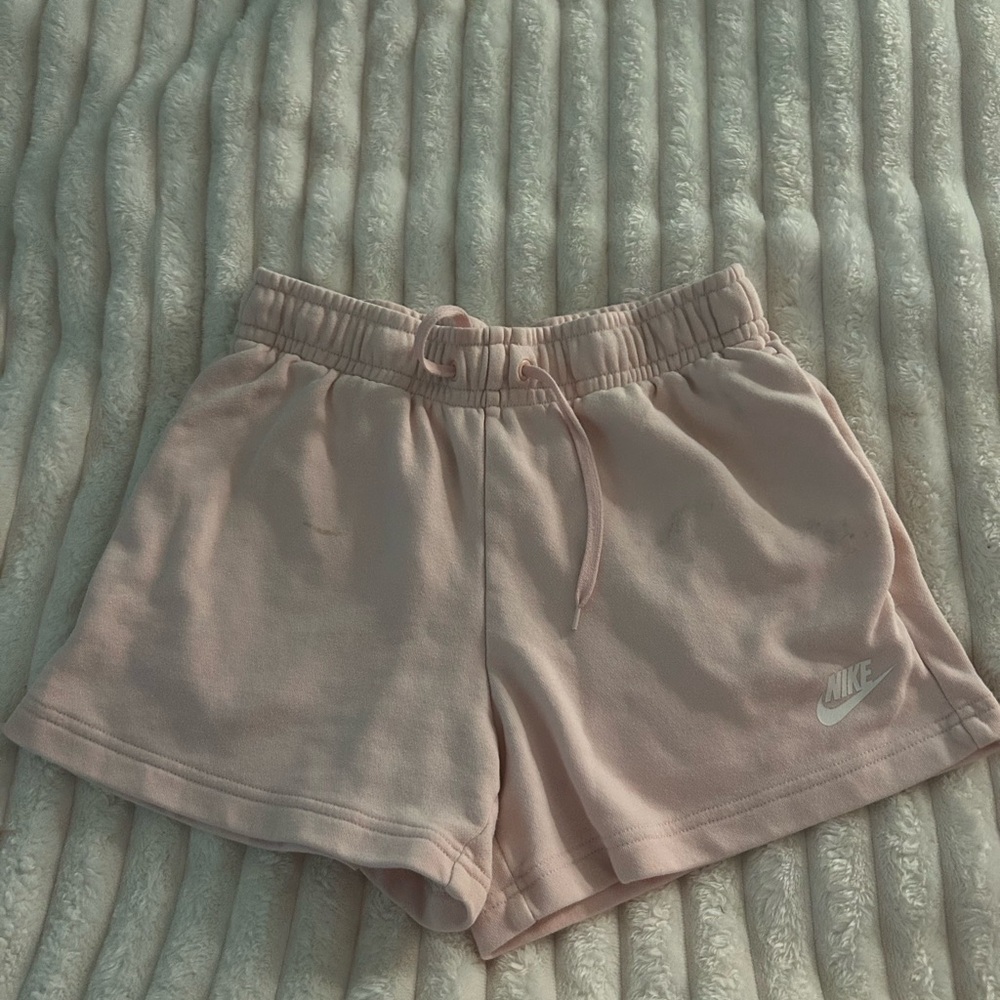 Nike Women's Soft Pink Athletic Shorts